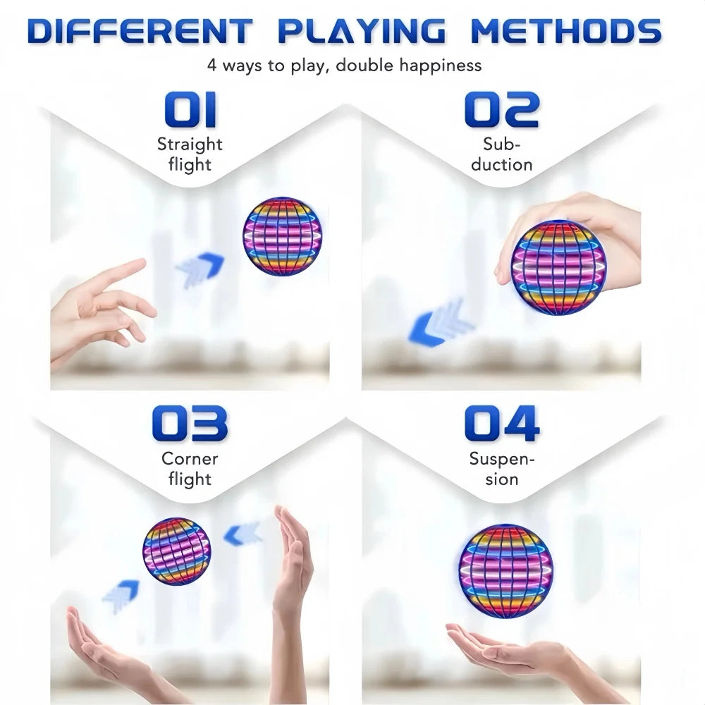 Flying Ball Boomerang With LED Lights