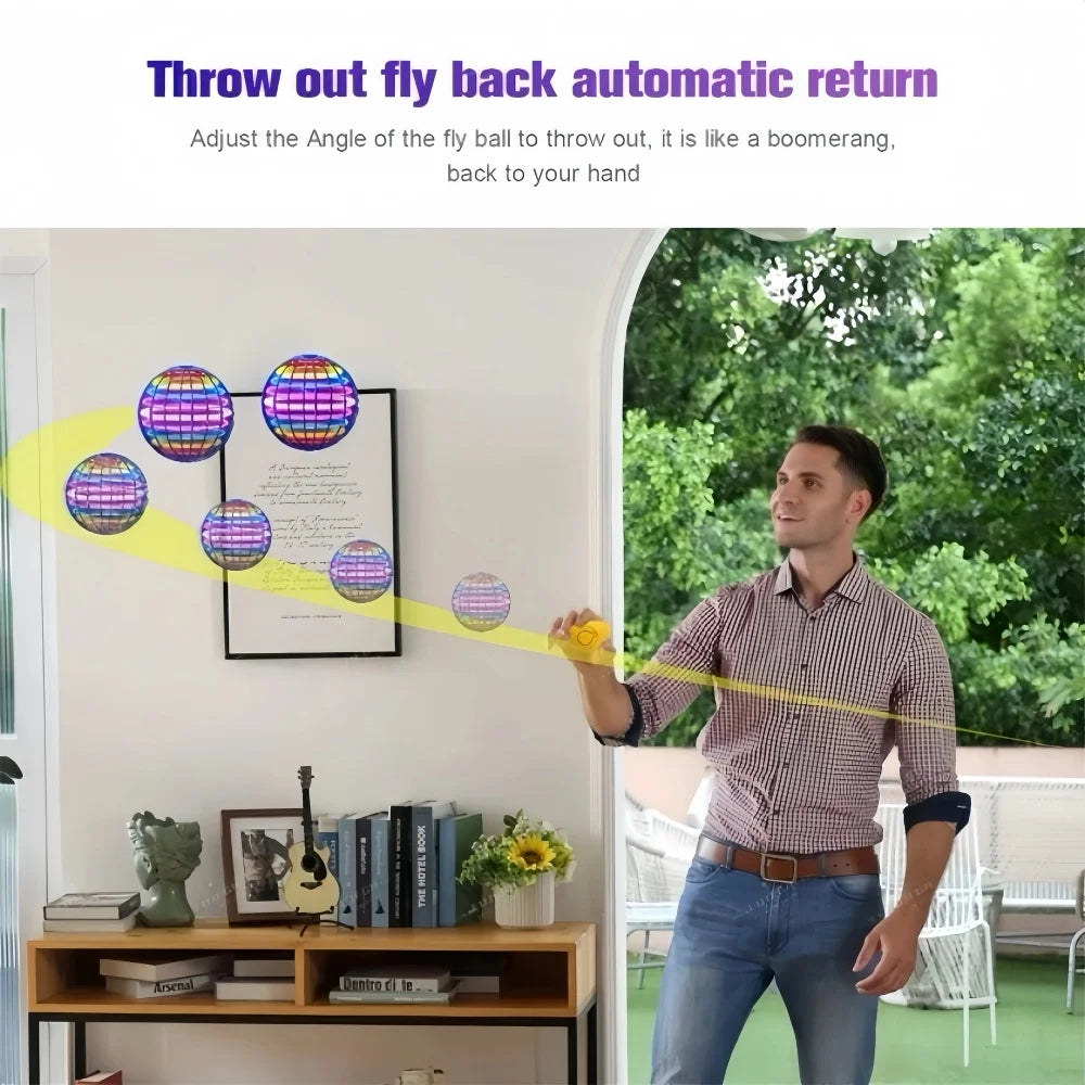 Flying Ball Boomerang With LED Lights