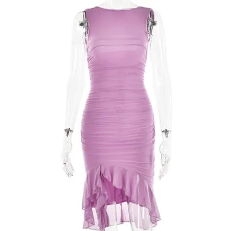 Sleeveless Bodycon Mini Dress – Summer Party Style