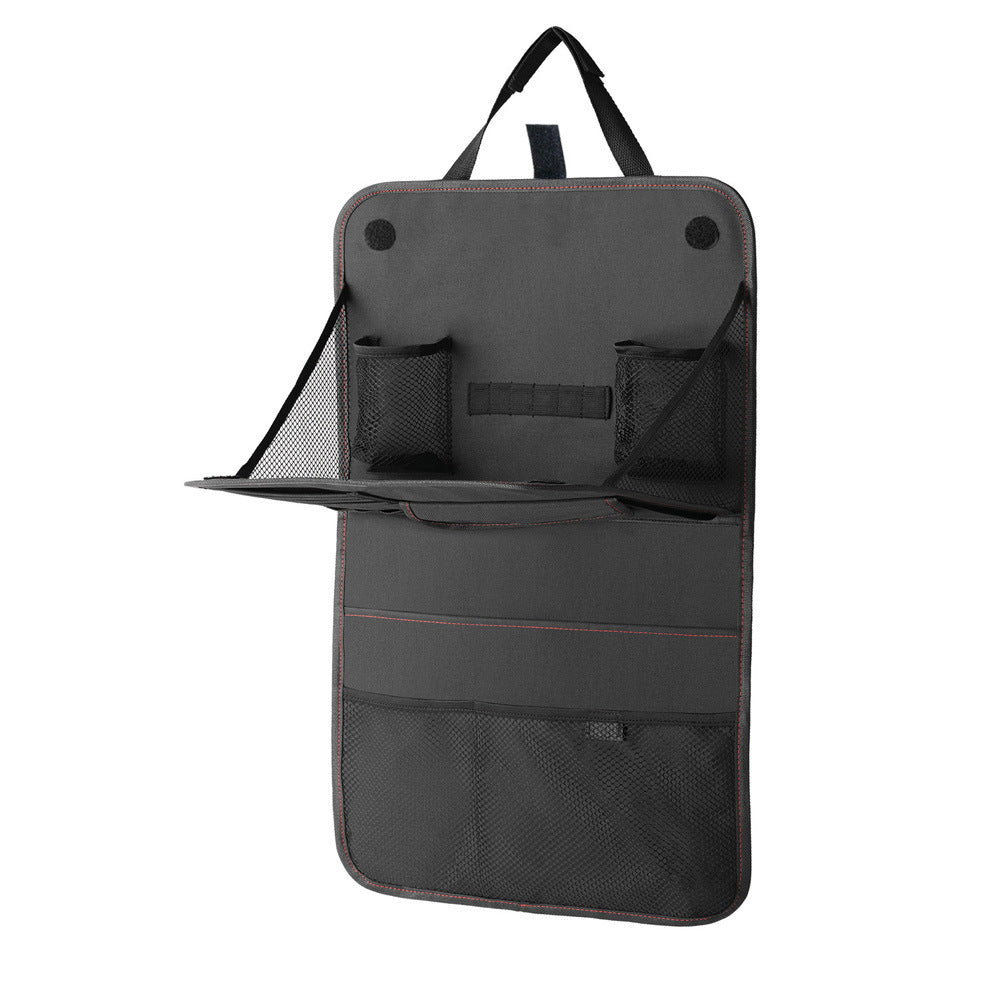 Car Seat Organizer – Backseat Storage with Foldable Tray