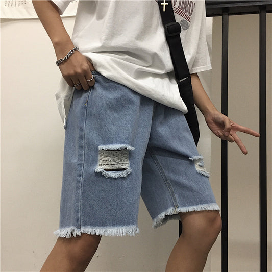 Ripped Denim Jeans – Trendy Distressed Street Style