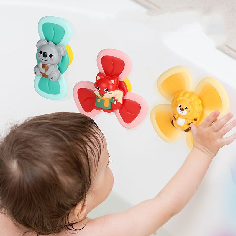 Baby Suction Spinner Toy – Fun Bath & Sensory Play