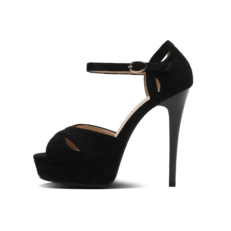Stiletto Platform Heels – Open Toe Sandals