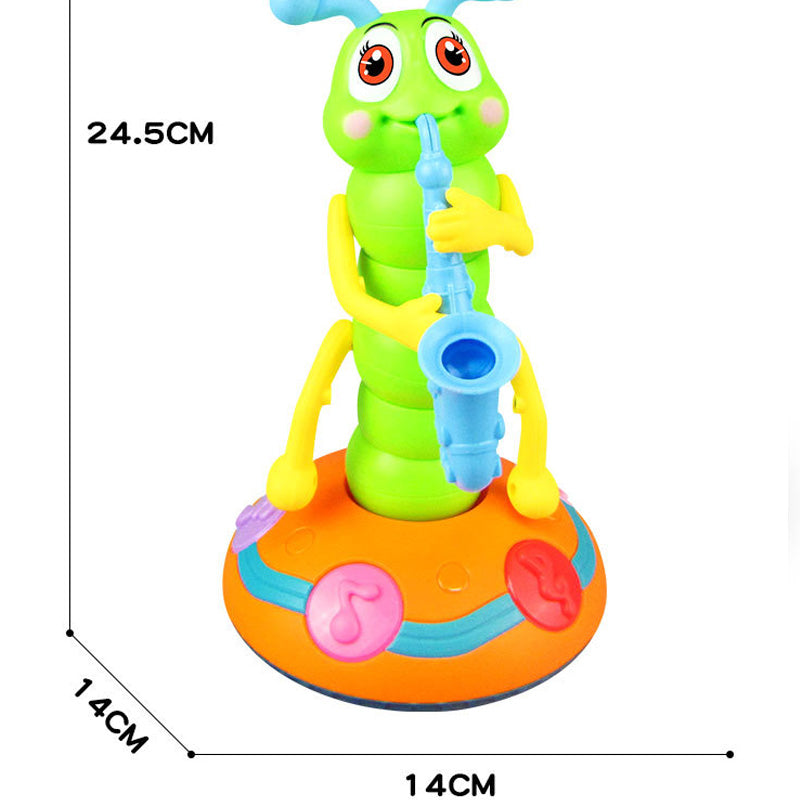 Dancing Worm Toy – Music & LED Light