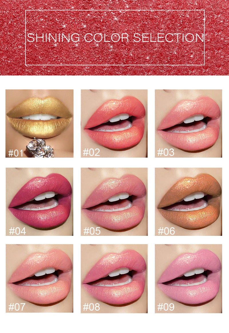Metallic Color-Changing Lipstick – Pearlescent Shine