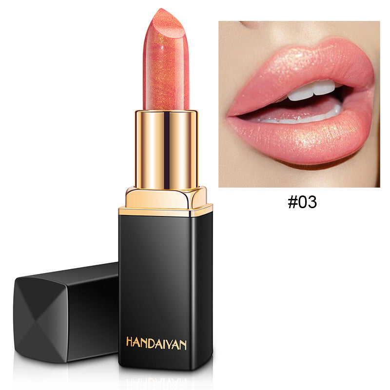 Metallic Color-Changing Lipstick – Pearlescent Shine