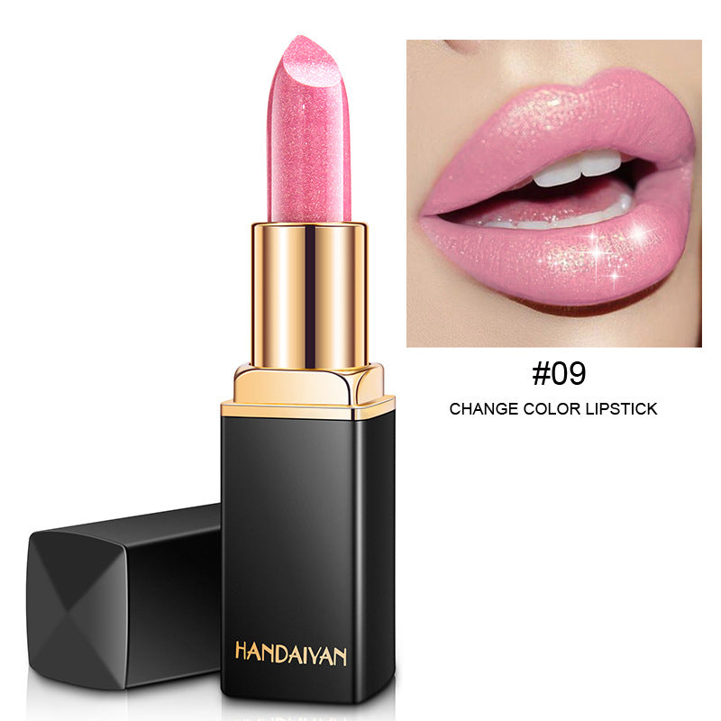 Metallic Color-Changing Lipstick – Pearlescent Shine