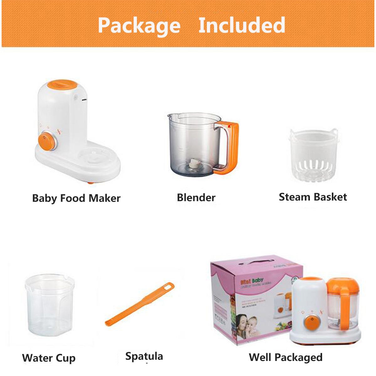 Baby Food Processor – Multifunctional Steamer & Blender