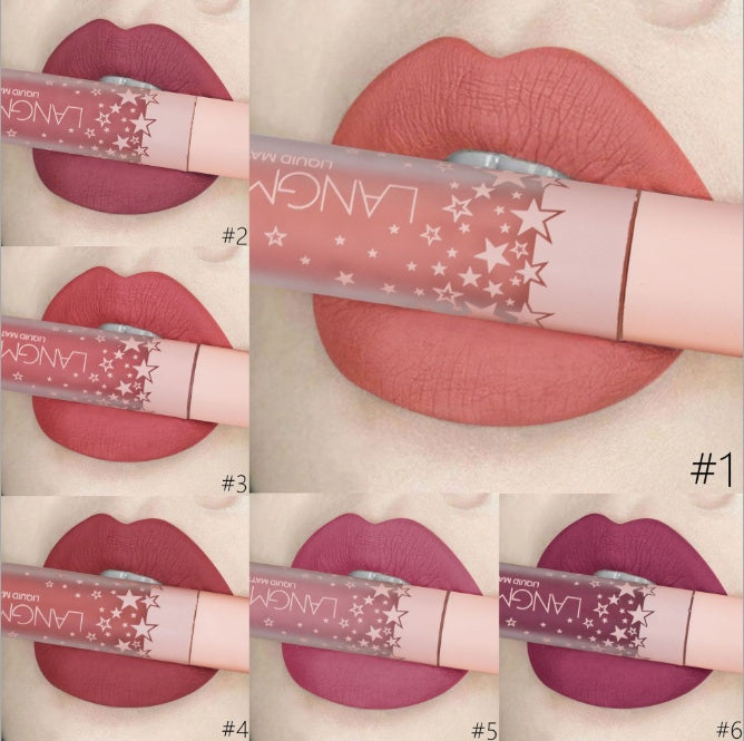 Matte Lipstick Set – Waterproof Long-Lasting Velvet Finish