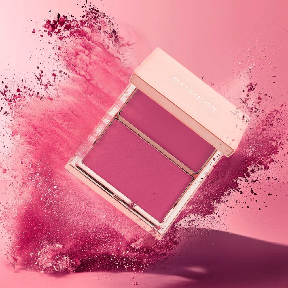Cream & Powder Blush Duo – Buildable Long-Lasting Color