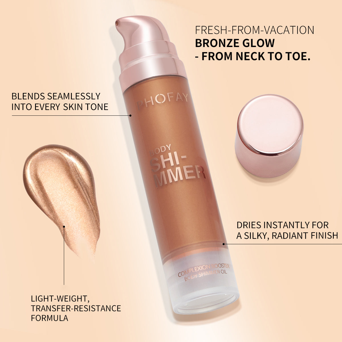 Shimmer Body Oil – Glowing Skin & Hydrating Shine