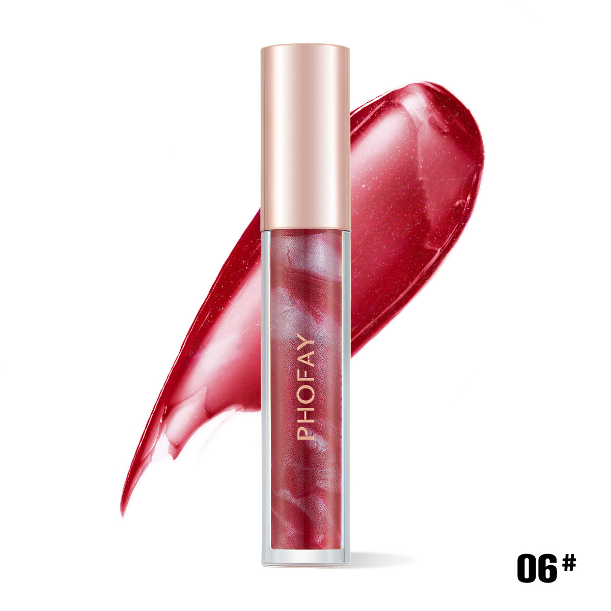 Rose Hydrating Lip Gloss – High Shine Smooth Finish