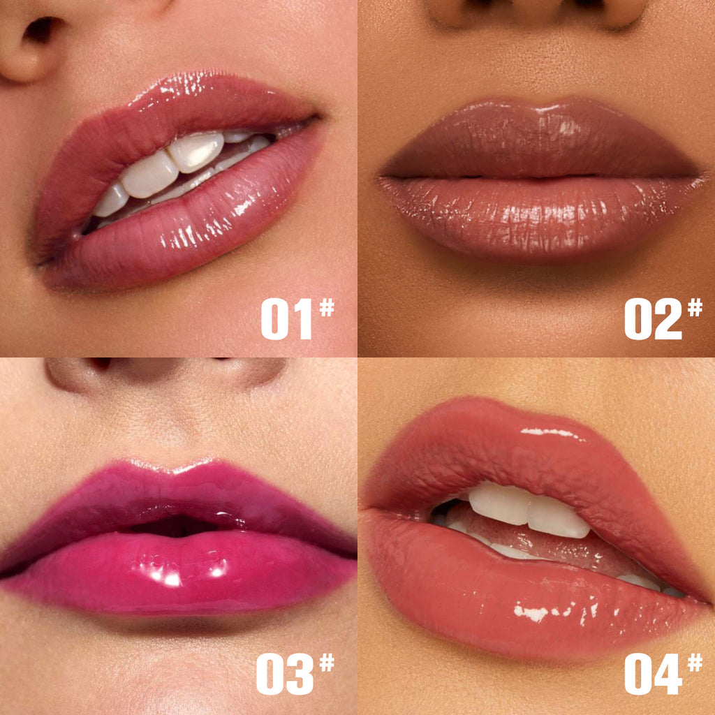 Rose Hydrating Lip Gloss – High Shine Smooth Finish