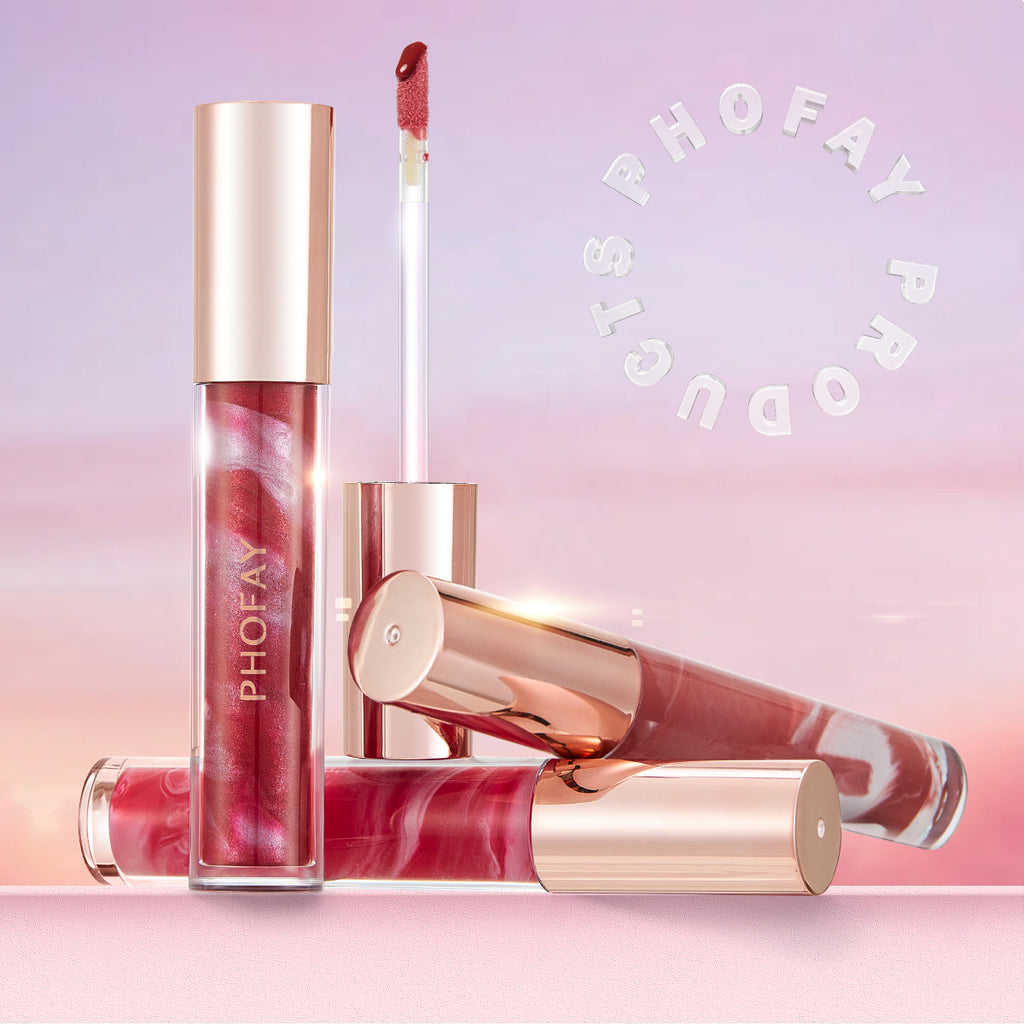 Rose Hydrating Lip Gloss – High Shine Smooth Finish