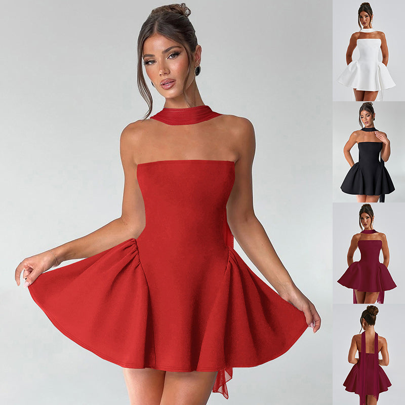 Strapless Bodycon Mini Dress – Back Zip Party Style