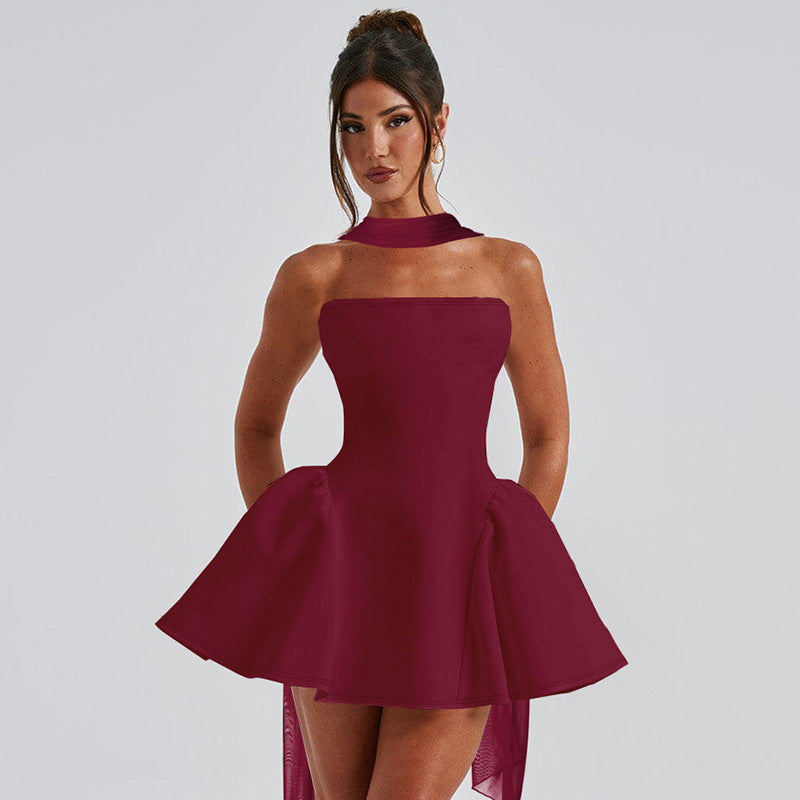 Strapless Bodycon Mini Dress – Back Zip Party Style