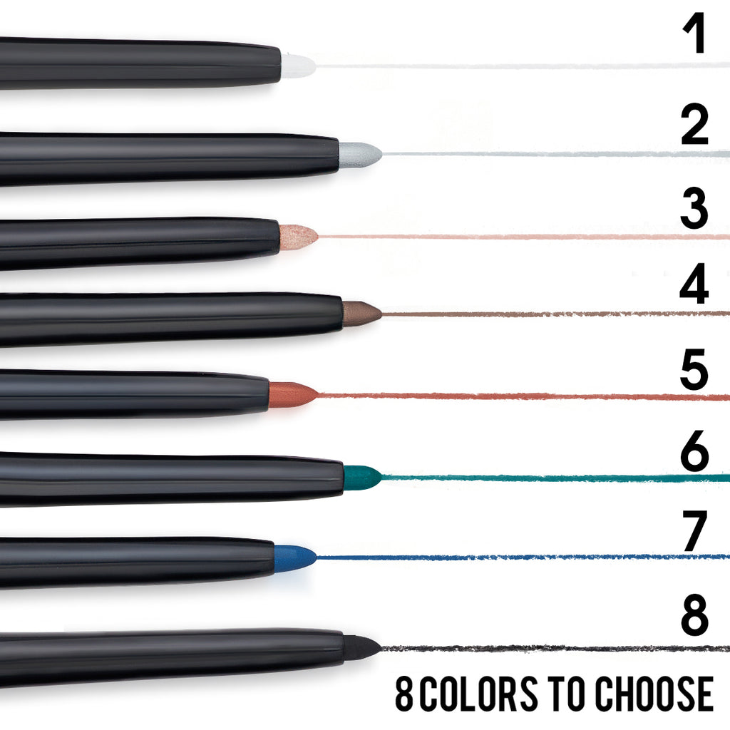 Waterproof Eyeliner Set – Vibrant Multi-Color Precision / PHOFAY
