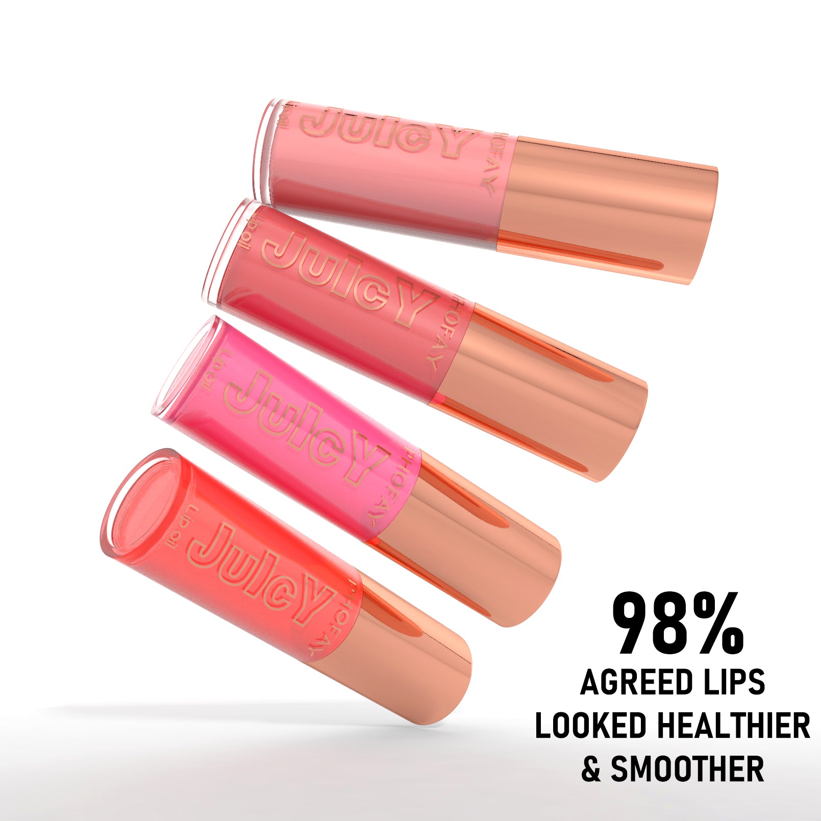 Juicy Lip Oil Set – Hydrating High Shine Collection / PHOFAY