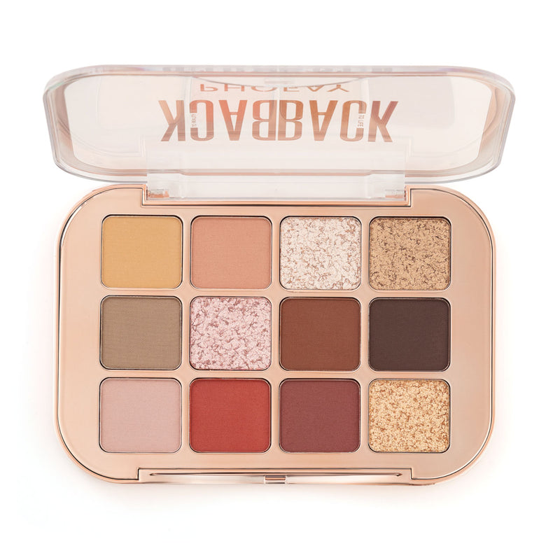 12-Color Eyeshadow Palette – Highly Pigmented Shades