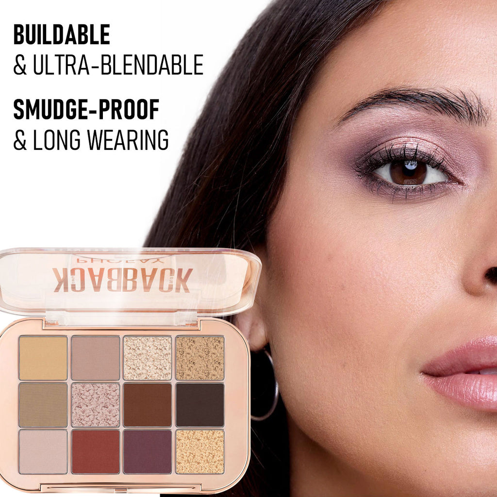 12-Color Eyeshadow Palette – Highly Pigmented Shades