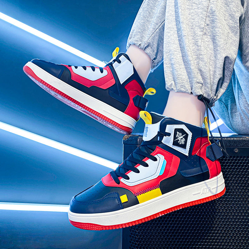 High-Top Sneakers – Casual Sport Style, Street Style