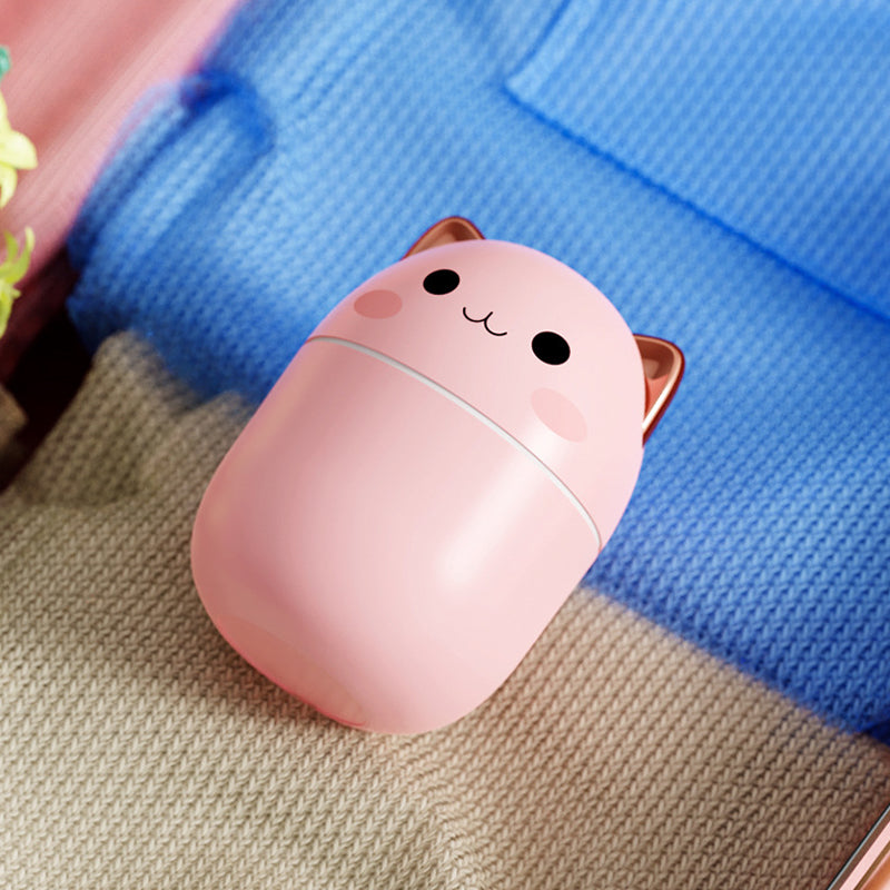 Cute Cat USB Humidifier – Silent Cool Mist Diffuser