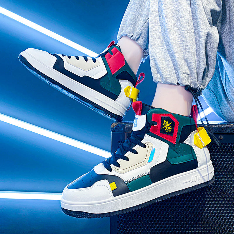 High-Top Sneakers – Casual Sport Style, Street Style