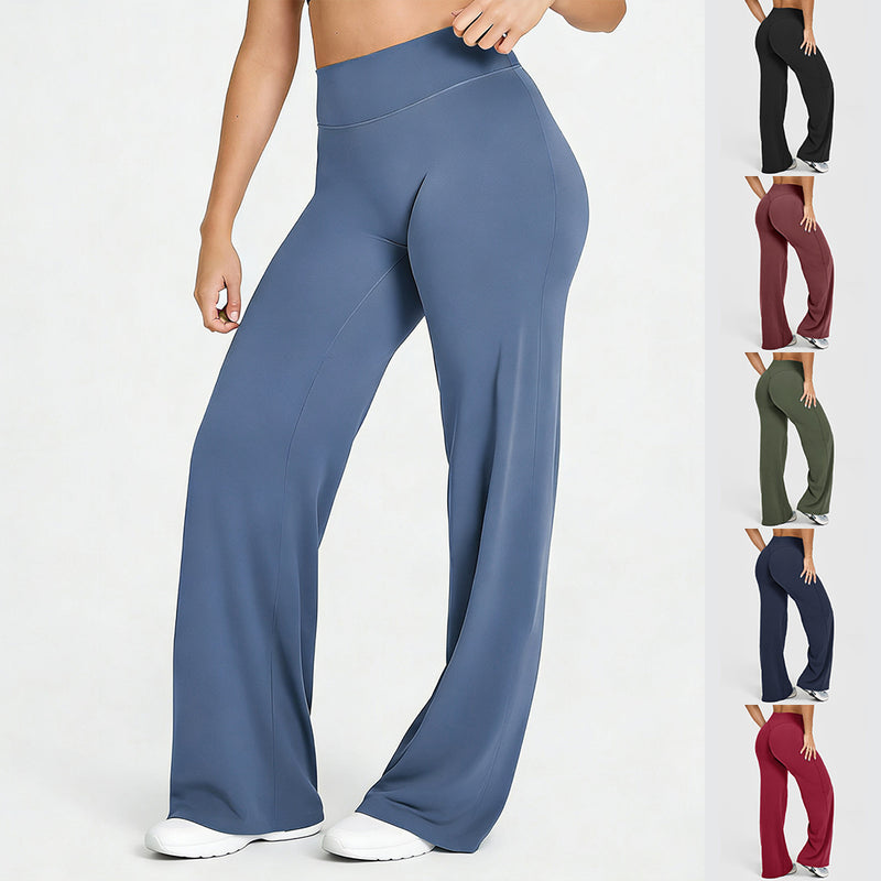 Straight Leg Yoga Pants – High Waist Comfortable Fit