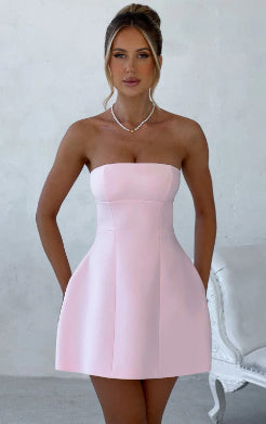 Strapless Bodycon Mini Dress – Backless Party Style