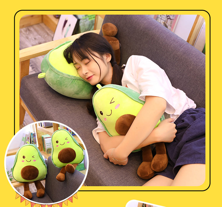 Avocado Plush Toy – Soft Cute Stuffed Pillow