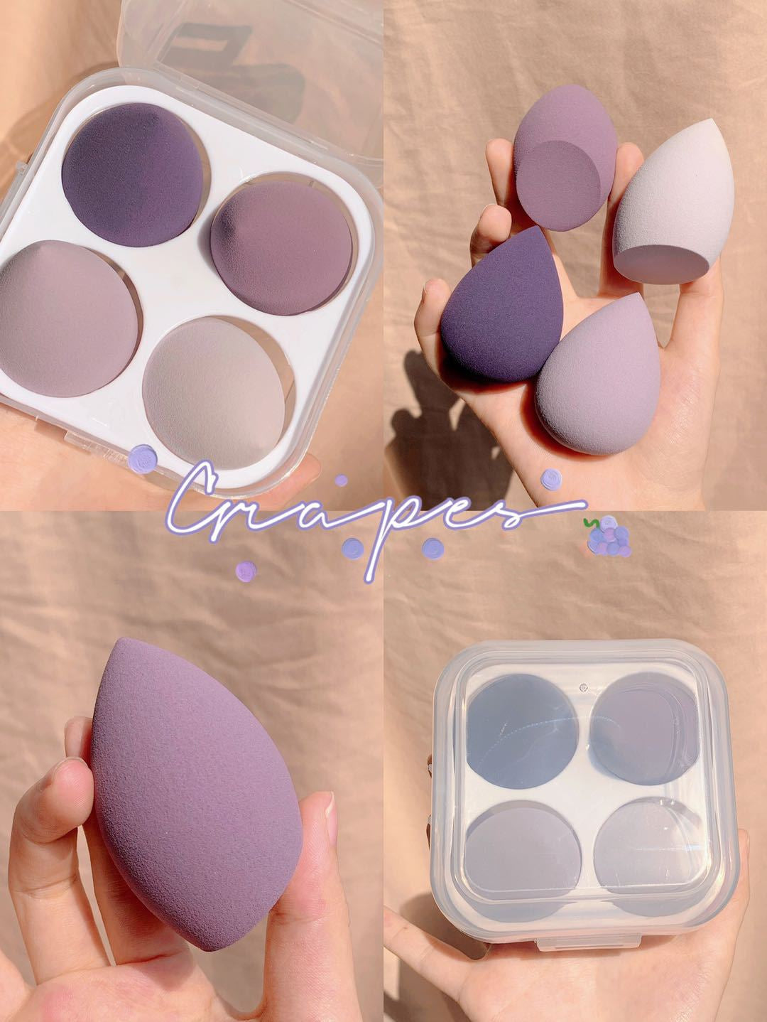Makeup Sponge Storage Case – Travel Organizer Box
