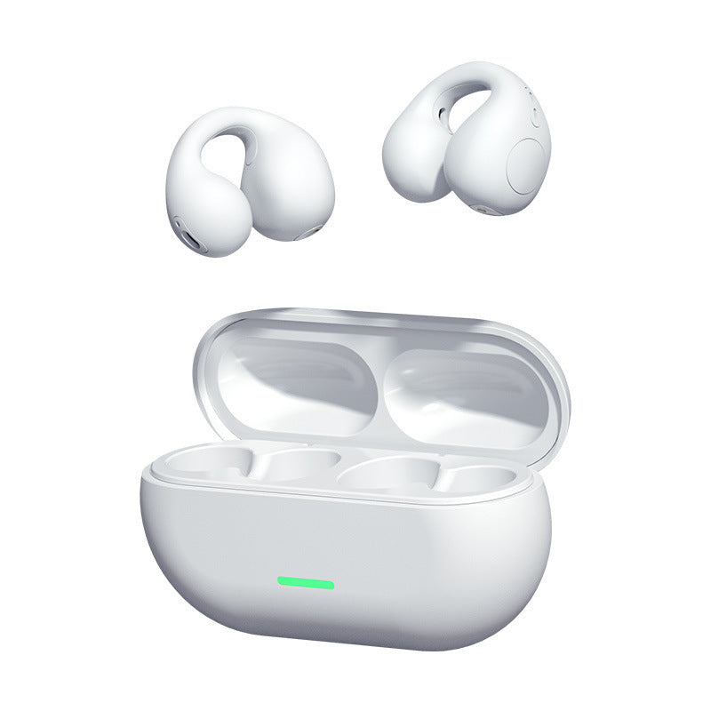 Wireless Ear Clip Headphones – Open-Ear Bluetooth 5.3