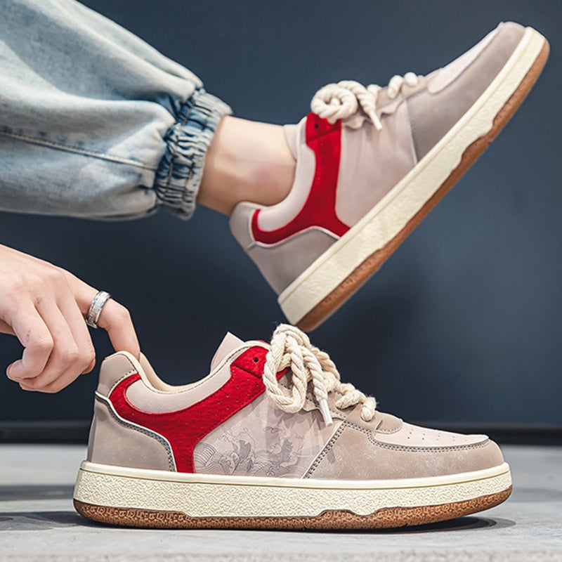 Casual Sneakers – Thick Sole Comfort & Breathable Fit