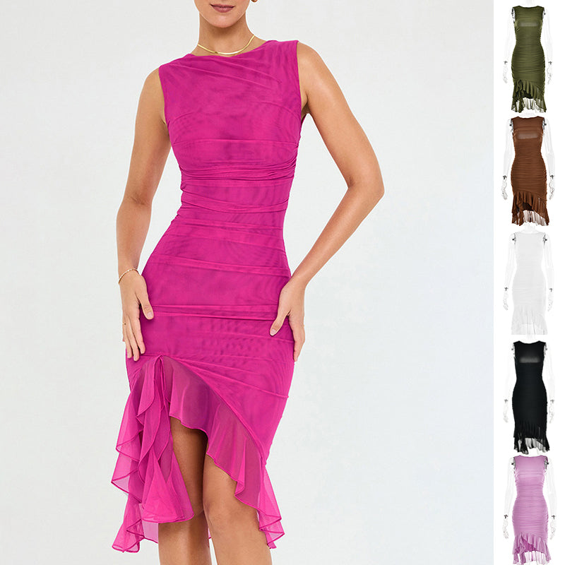Sleeveless Bodycon Mini Dress – Summer Party Style
