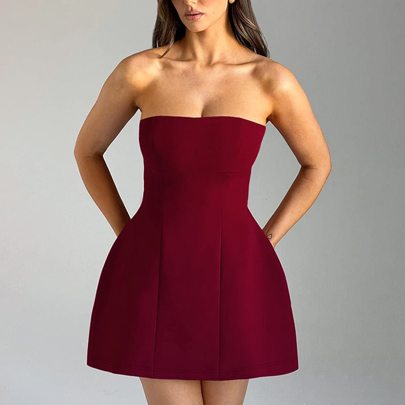 Strapless Bodycon Mini Dress – Backless Party Style