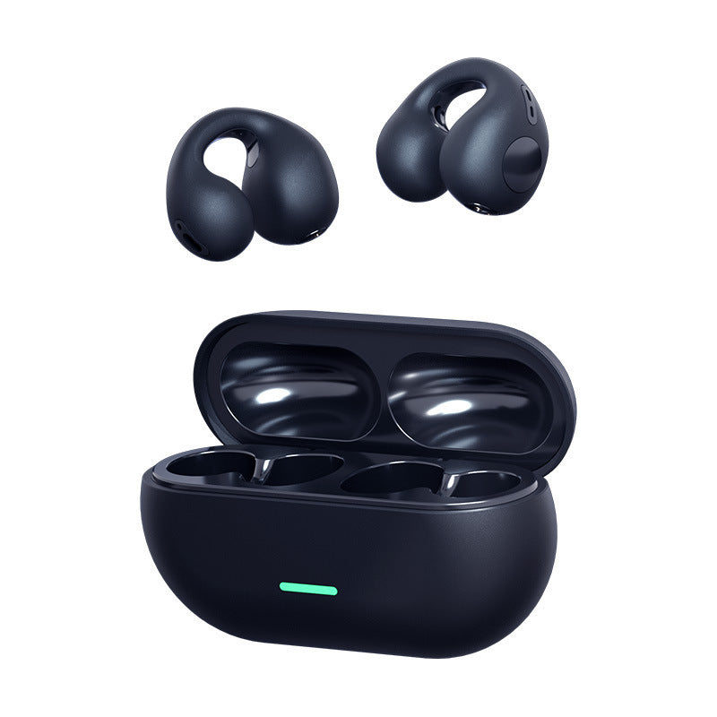 Wireless Ear Clip Headphones – Open-Ear Bluetooth 5.3
