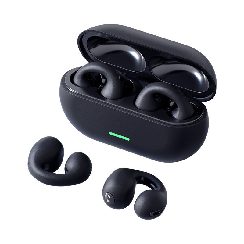 Wireless Ear Clip Headphones – Open-Ear Bluetooth 5.3