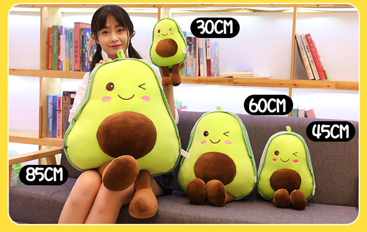 Avocado Plush Toy – Soft Cute Stuffed Pillow