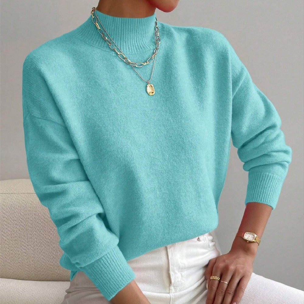 Oversized Striped Sweater – Cozy Long Sleeve Knit Top