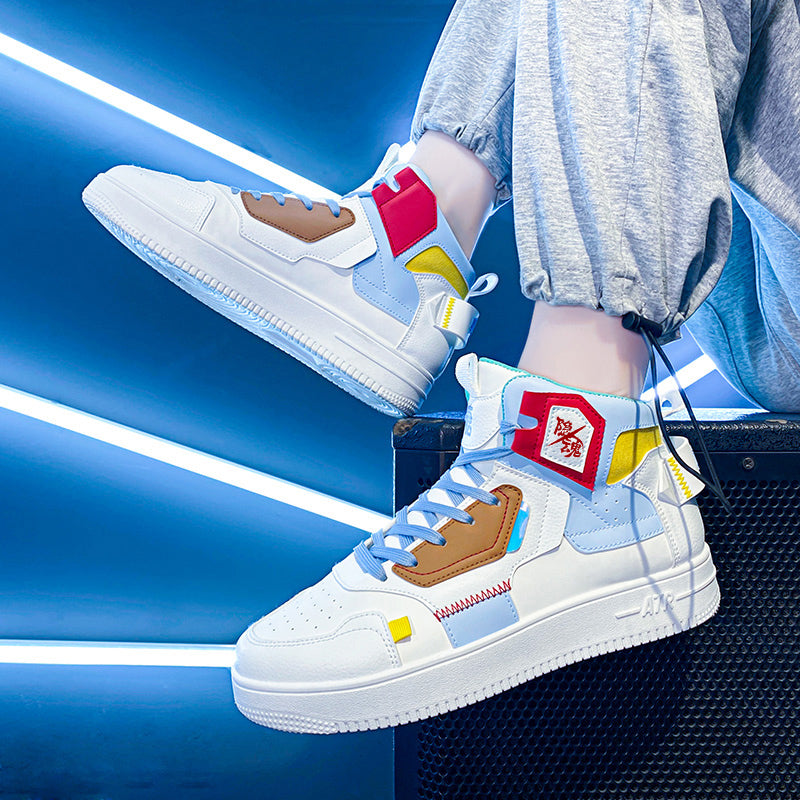 High-Top Sneakers – Casual Sport Style, Street Style