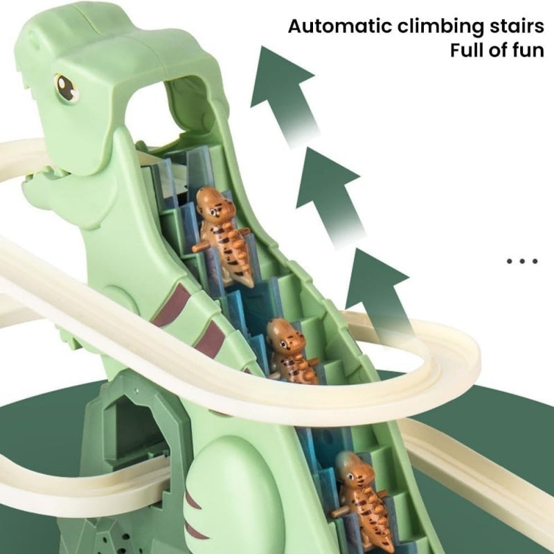 Dinosaur Climbing Track Toy – Interactive Stair Race Set