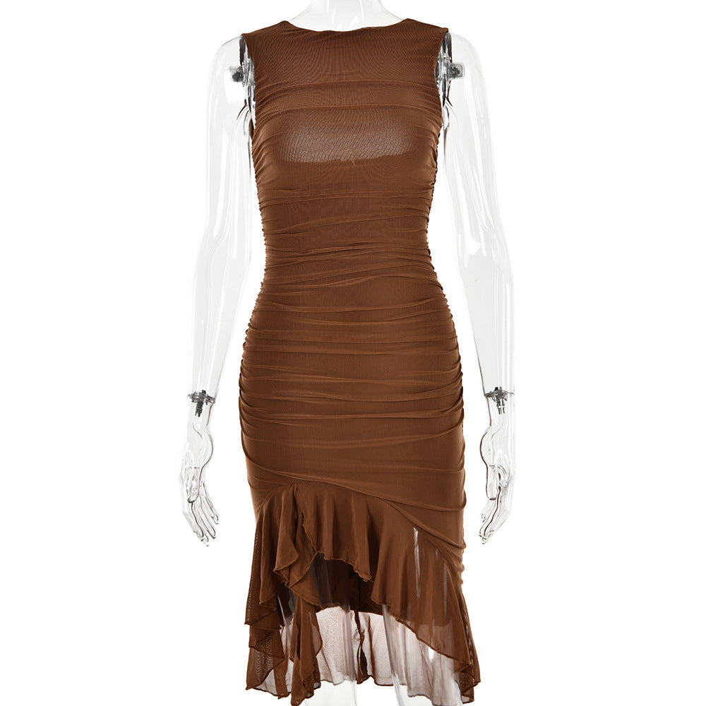 Sleeveless Bodycon Mini Dress – Summer Party Style