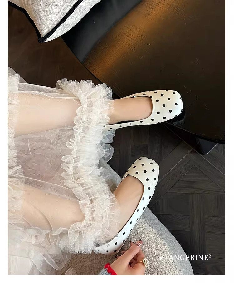 Square Toe Ballet Flats – Chic Parisian Slip-On
