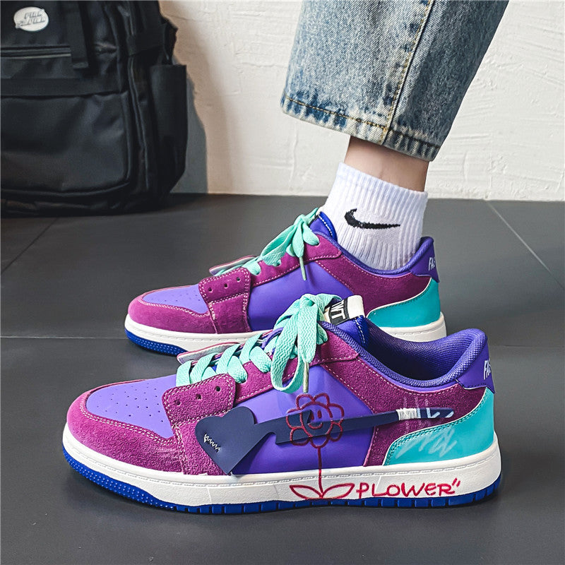 Graffiti Print Sneakers – Urban Street Style Shoes