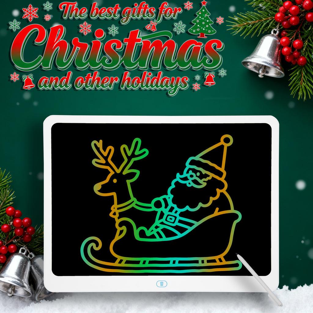 Kids LCD Drawing Tablet – 20” Colorful Reusable Doodle Board