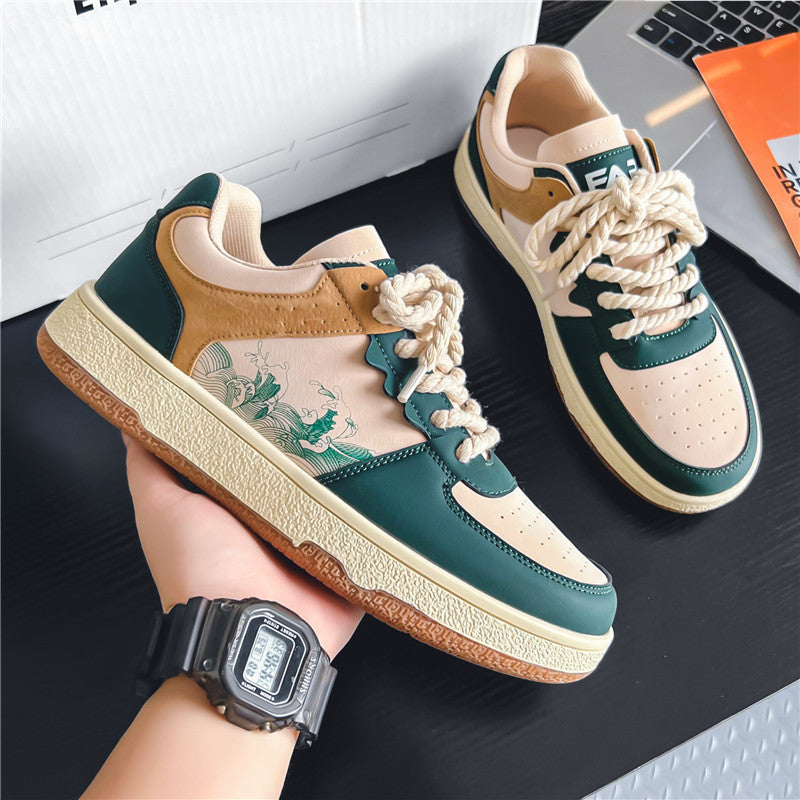 Casual Sneakers – Thick Sole Comfort & Breathable Fit