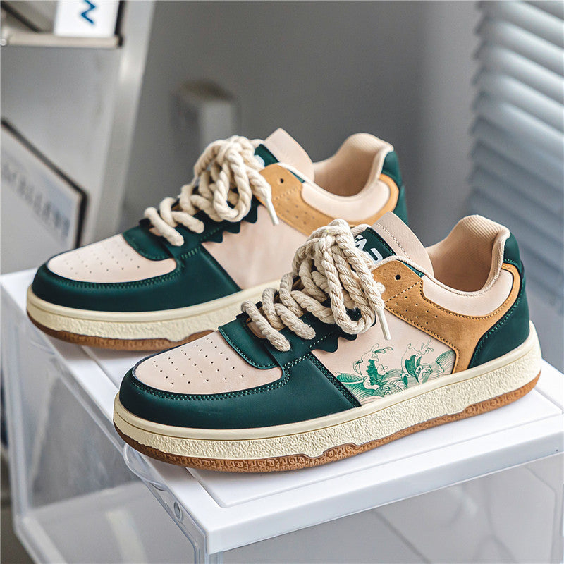 Casual Sneakers – Thick Sole Comfort & Breathable Fit