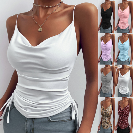 V-Neck Spaghetti Strap Cami Top – Summer Essential