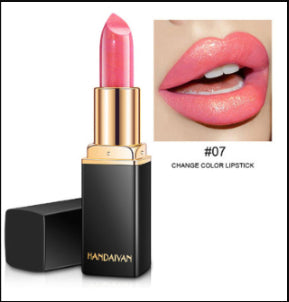 Metallic Color-Changing Lipstick – Pearlescent Shine