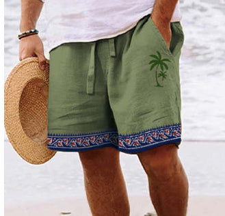 Men’s Casual Beach Shorts – Lightweight Drawstring Fit
